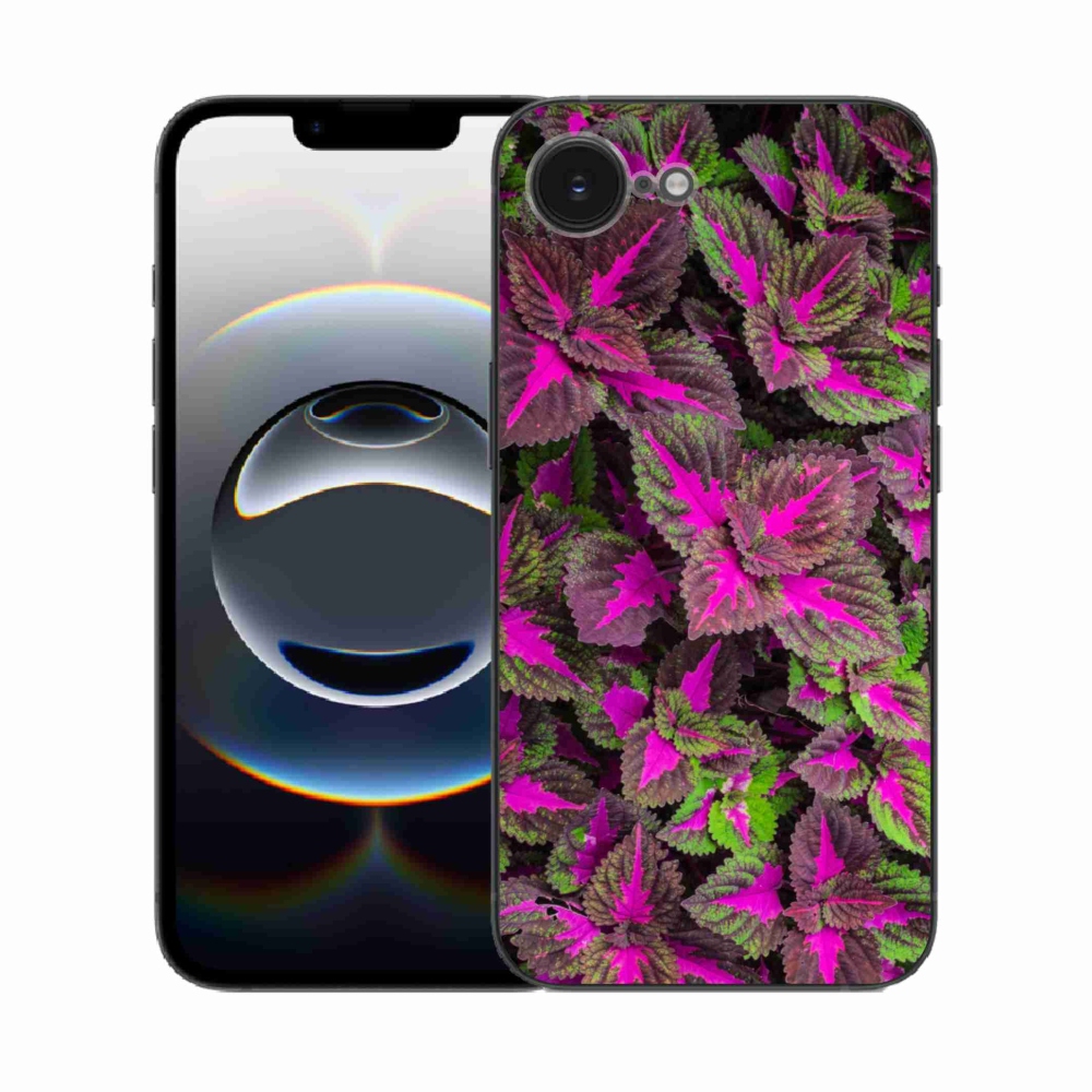 Gelový kryt mmCase na iPhone 16e - květiny 10