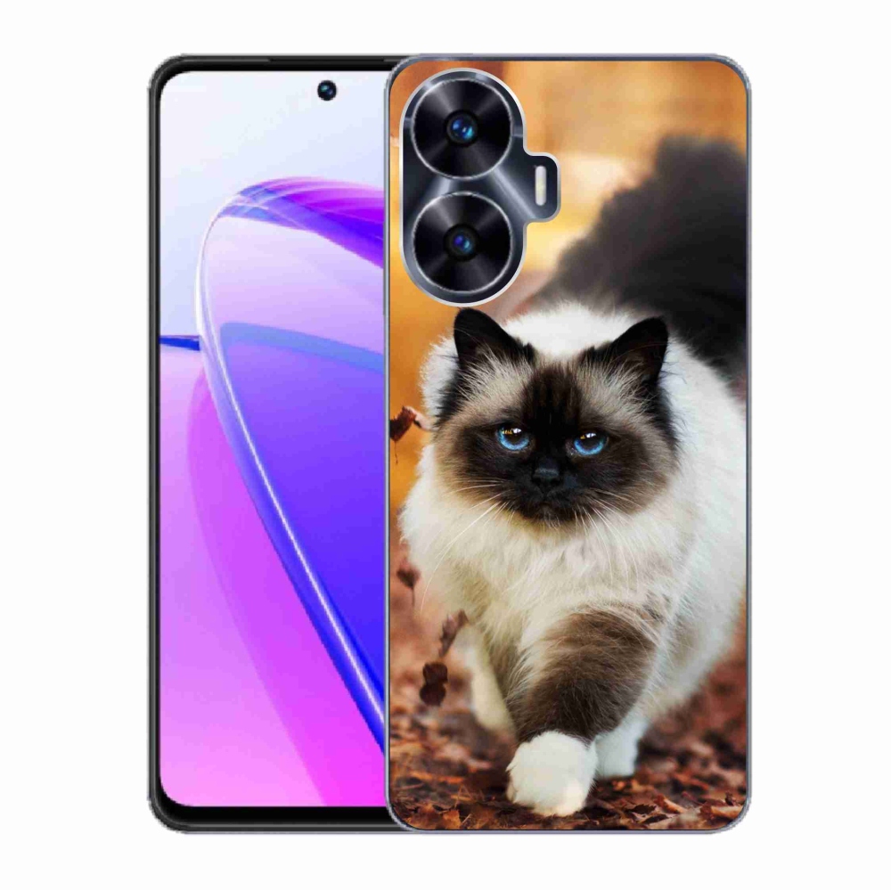 Gelový obal mmCase na Realme C55 - kočka