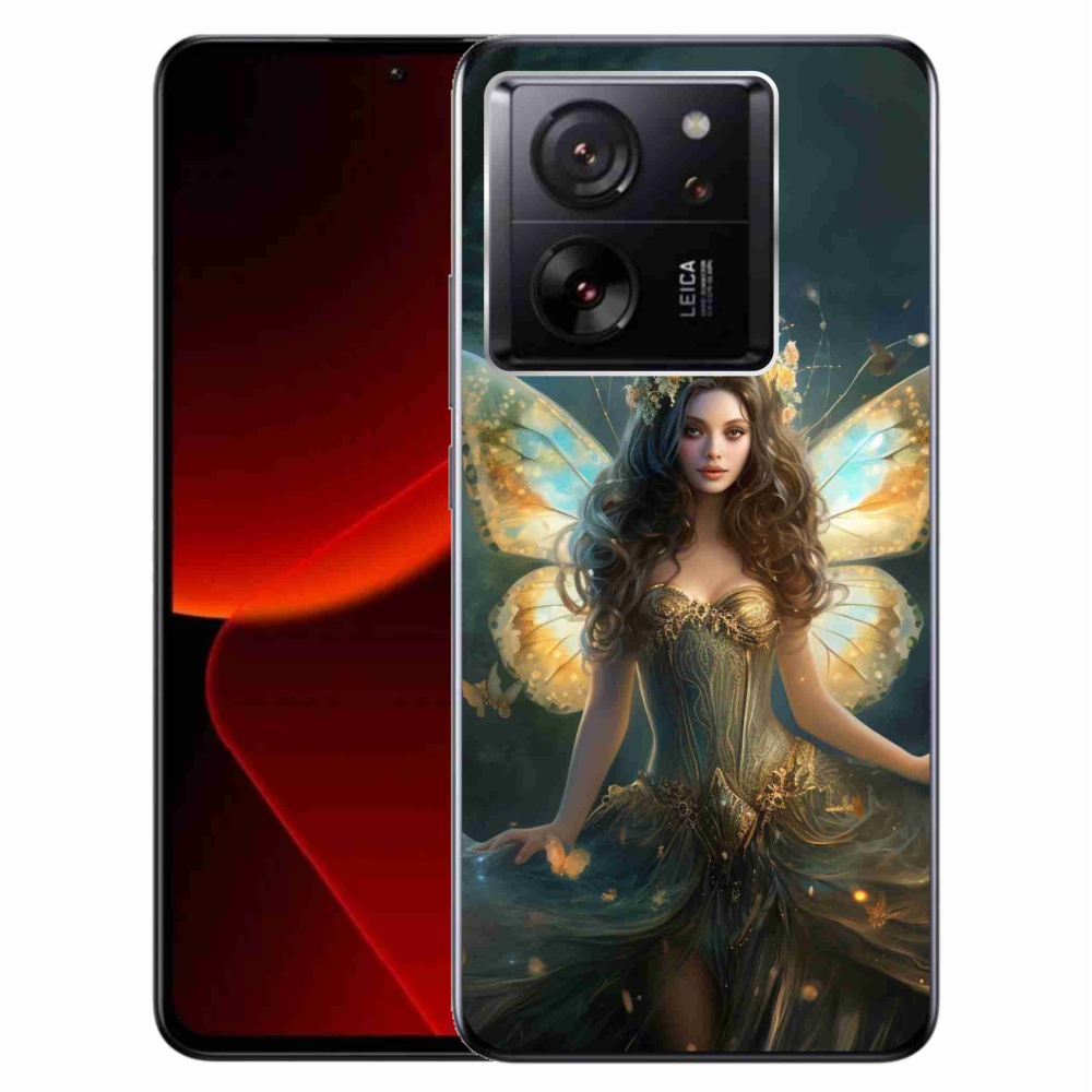 Gelový kryt mmCase na Xiaomi 13T/13T Pro - motýlí žena