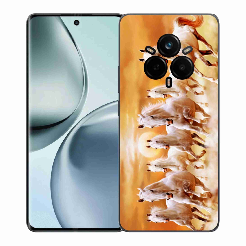Gelový kryt mmCase na Realme 14 Pro+ 5G - koně 2