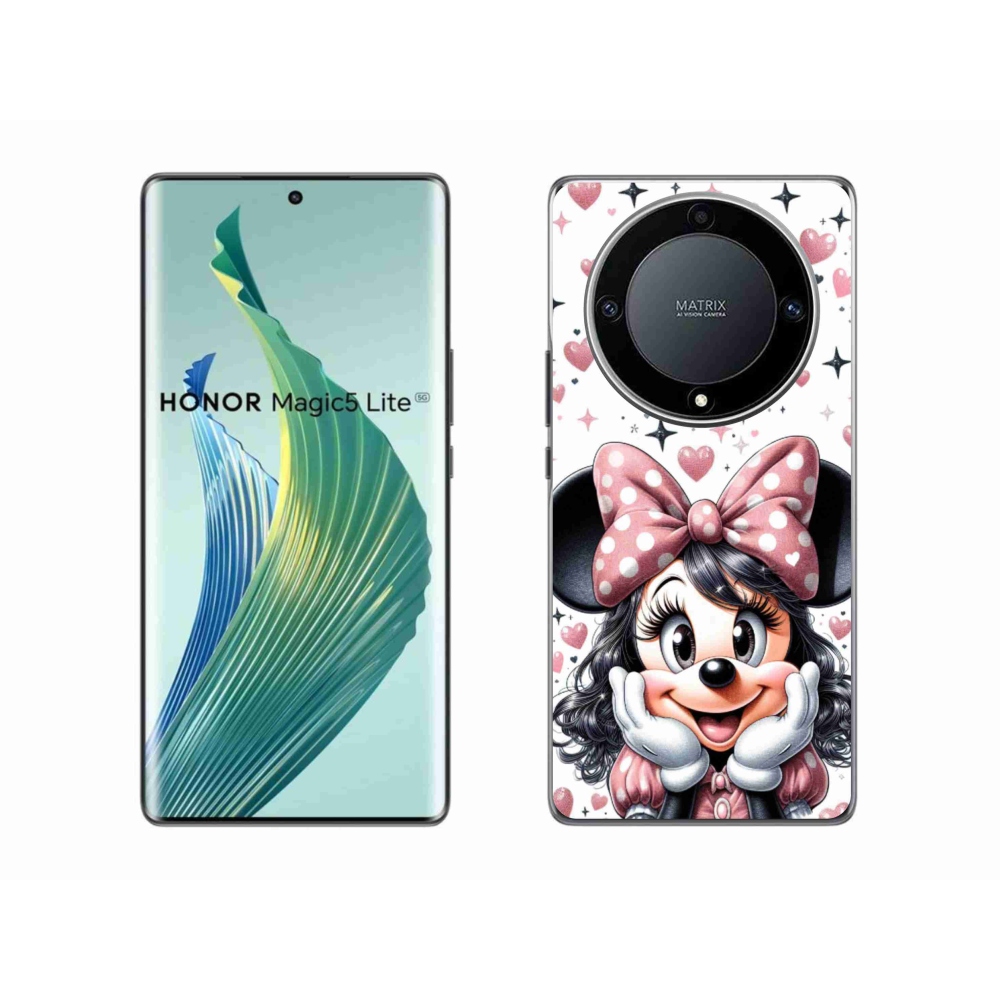 Gelový kryt mmCase na Honor Magic 5 Lite 5G - minnie