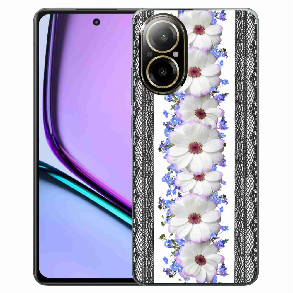 Gelový kryt mmCase na Realme C67 - květiny 8
