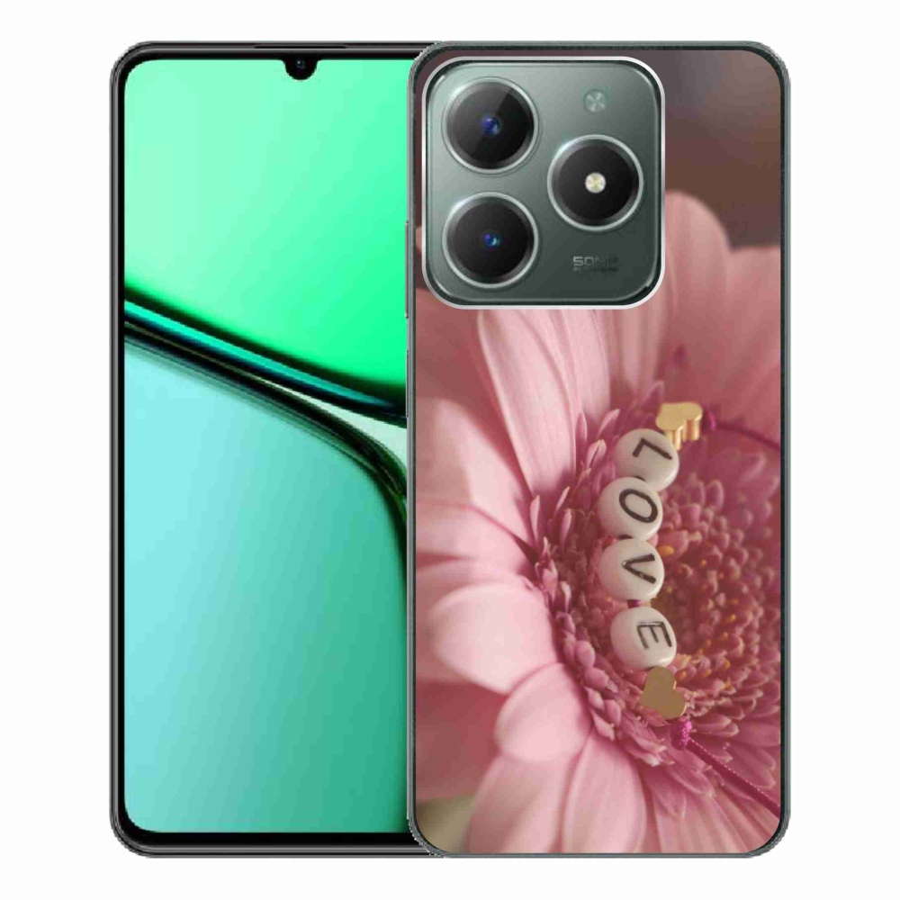 Gelový kryt mmCase na Realme C61 - přívěsek love