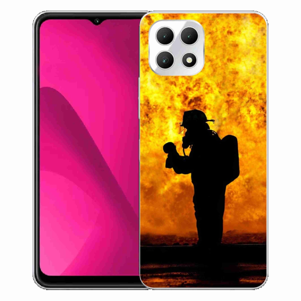 Gelový kryt mmCase na T-Mobile T Phone 2 - hasič