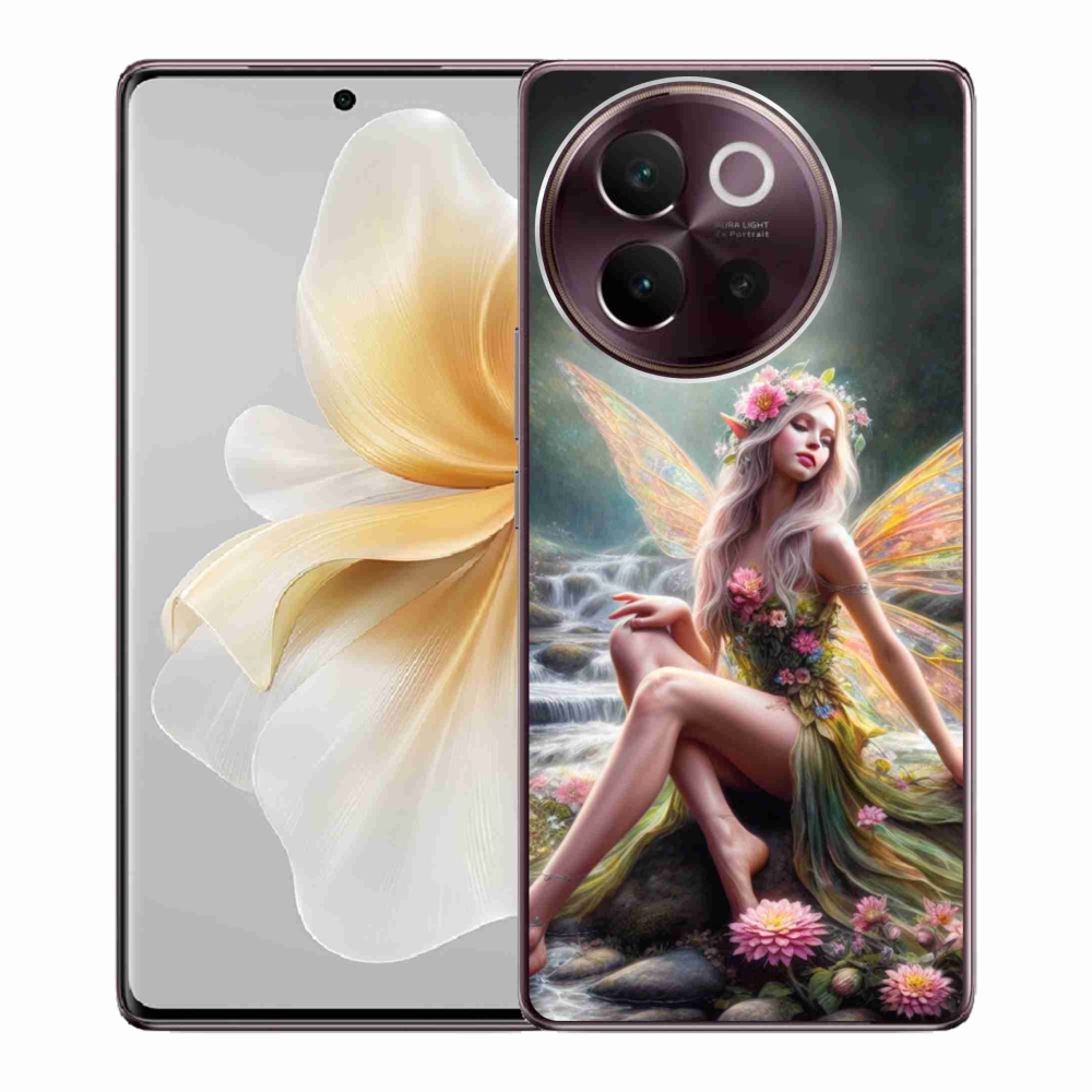 Gelový kryt mmCase na Vivo V40 Lite 5G - motýlí žena 1