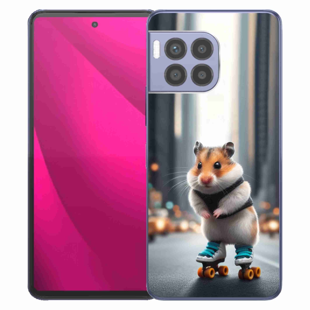 Gelový kryt mmCase na T-Mobile T Phone 2 Pro - křeček na bruslích