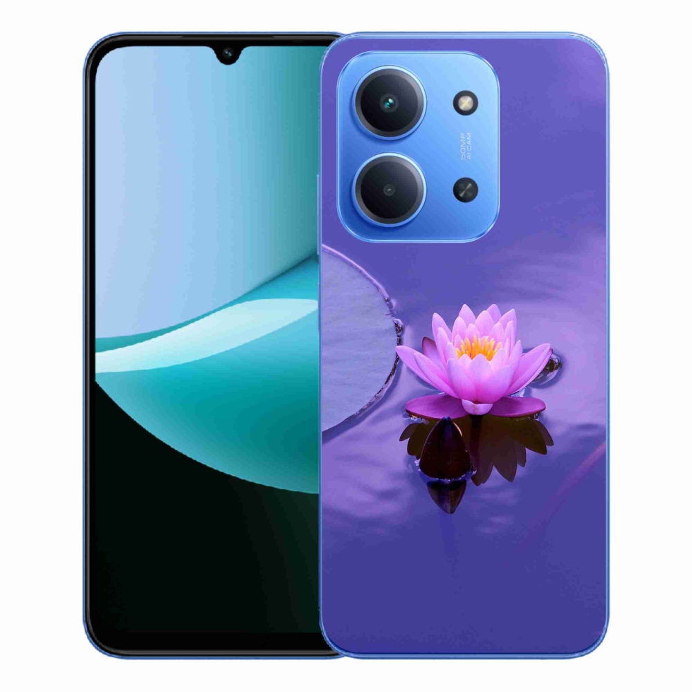 Gelový kryt mmCase na Xiaomi Redmi 15C 4G/5G (173mm) - květ na hladině