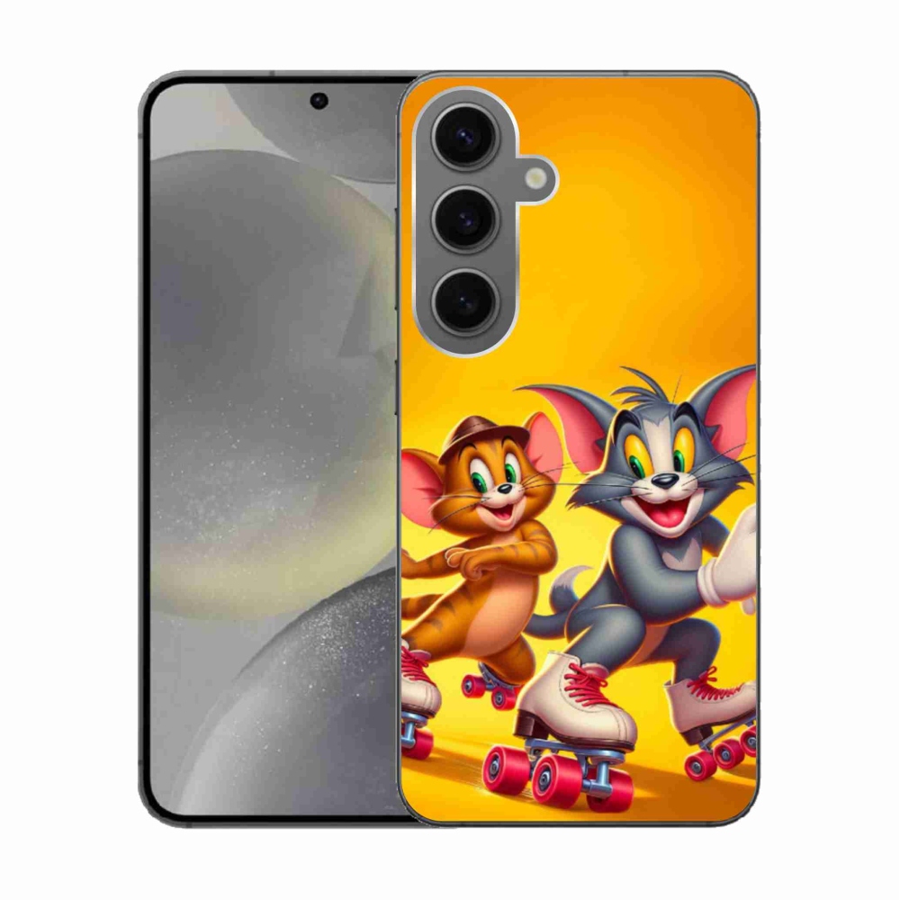 Gelový kryt mmCase na Samsung Galaxy S24 - tom a jerry