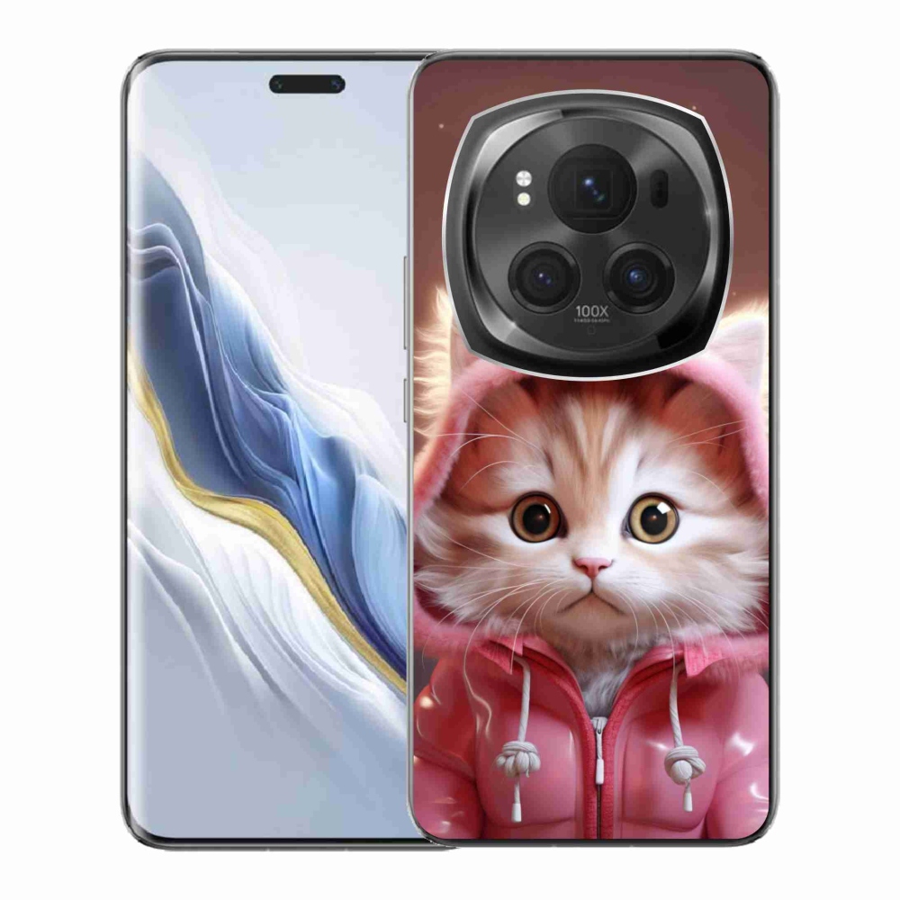 Gelový kryt mmCase na Honor Magic 6 Pro 5G - roztomilé kotě 3