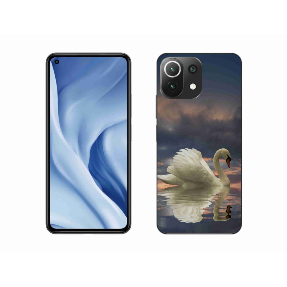 Gelový kryt mmCase na Xiaomi 11 Lite 5G NE - labuť