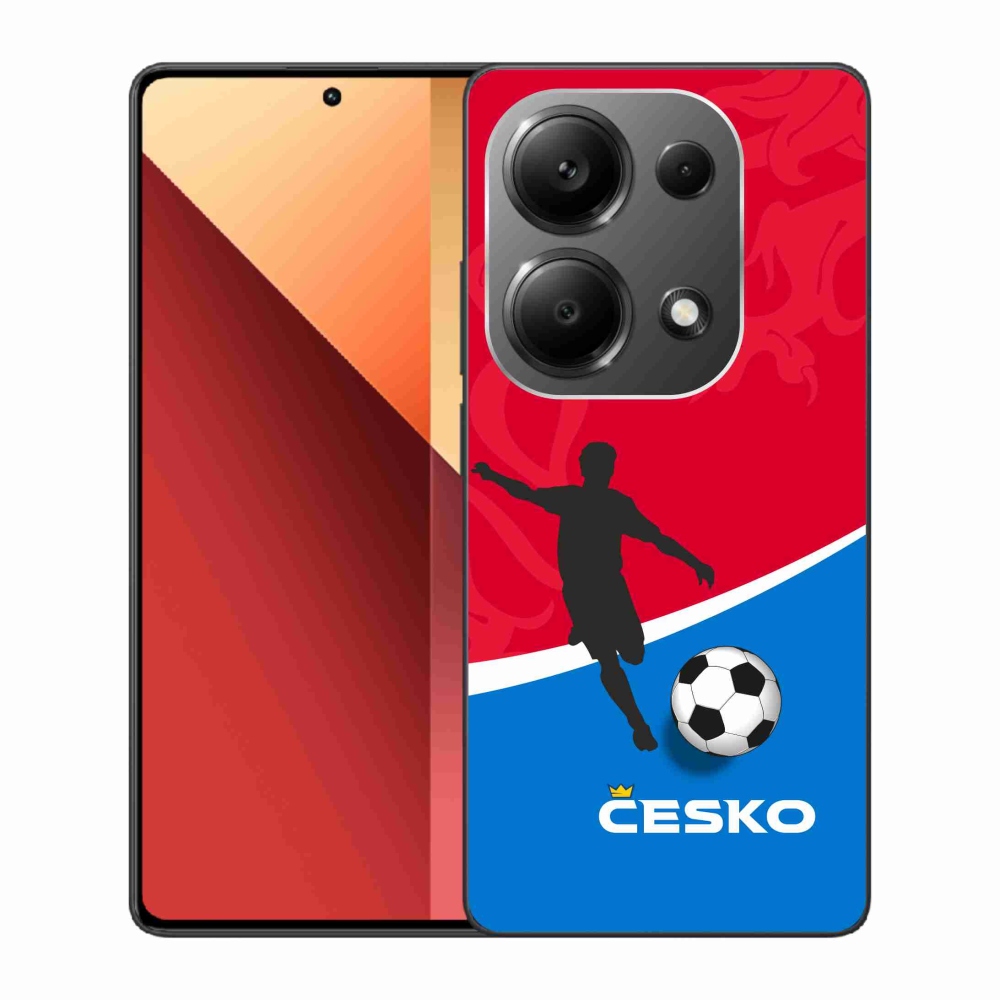 Gelový kryt mmCase na Xiaomi Redmi Note 13 Pro 4G/Poco M6 Pro  - fotbal Česko