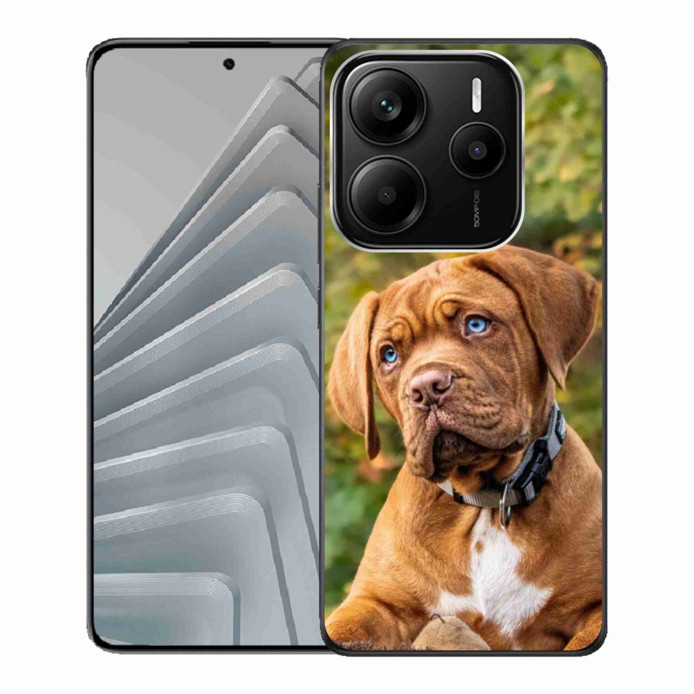 Gelový kryt mmCase na Xiaomi Redmi Note 14 5G - štěně 