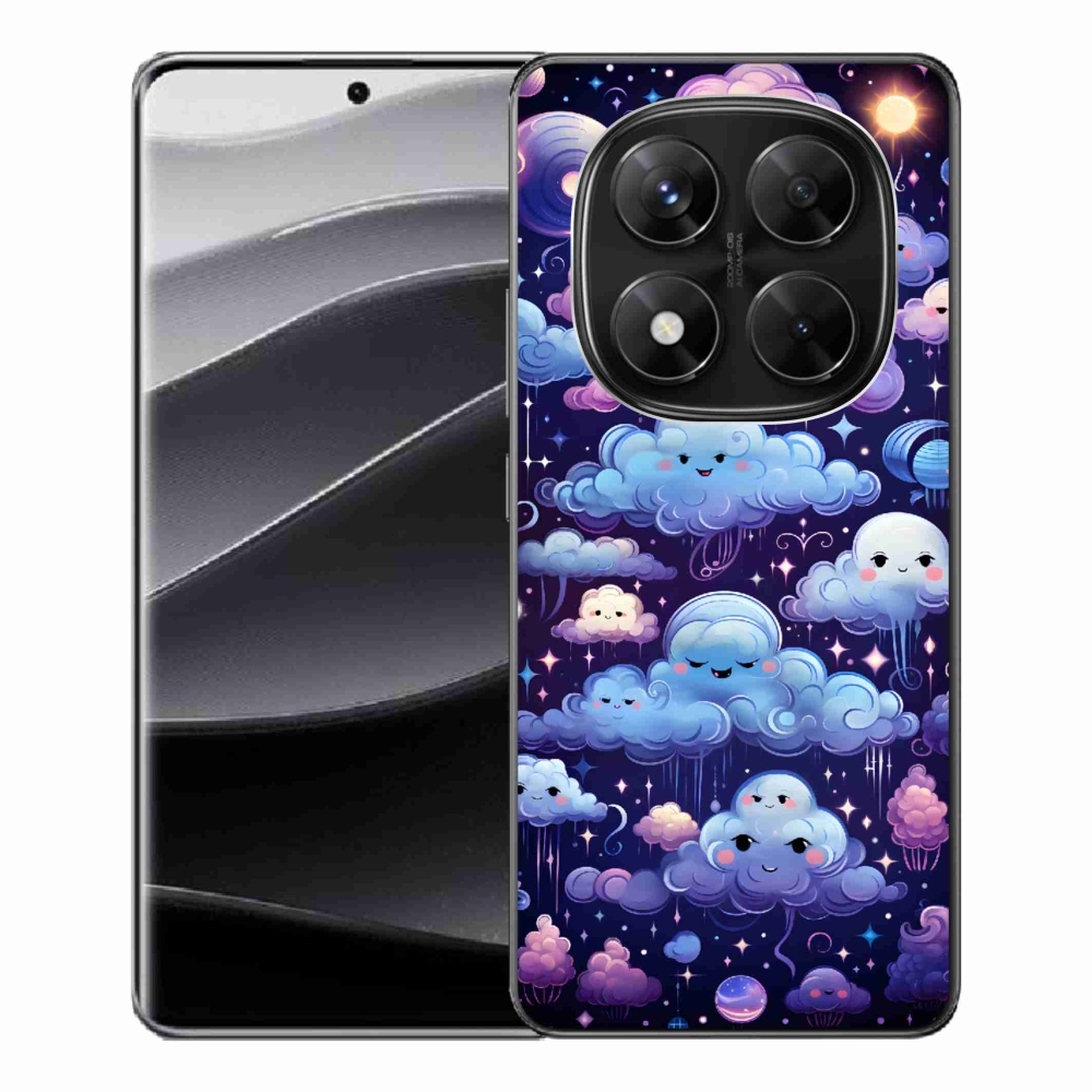 Gelový kryt mmCase na Xiaomi Redmi Note 14 Pro 5G/Poco X7 5G - mráčky