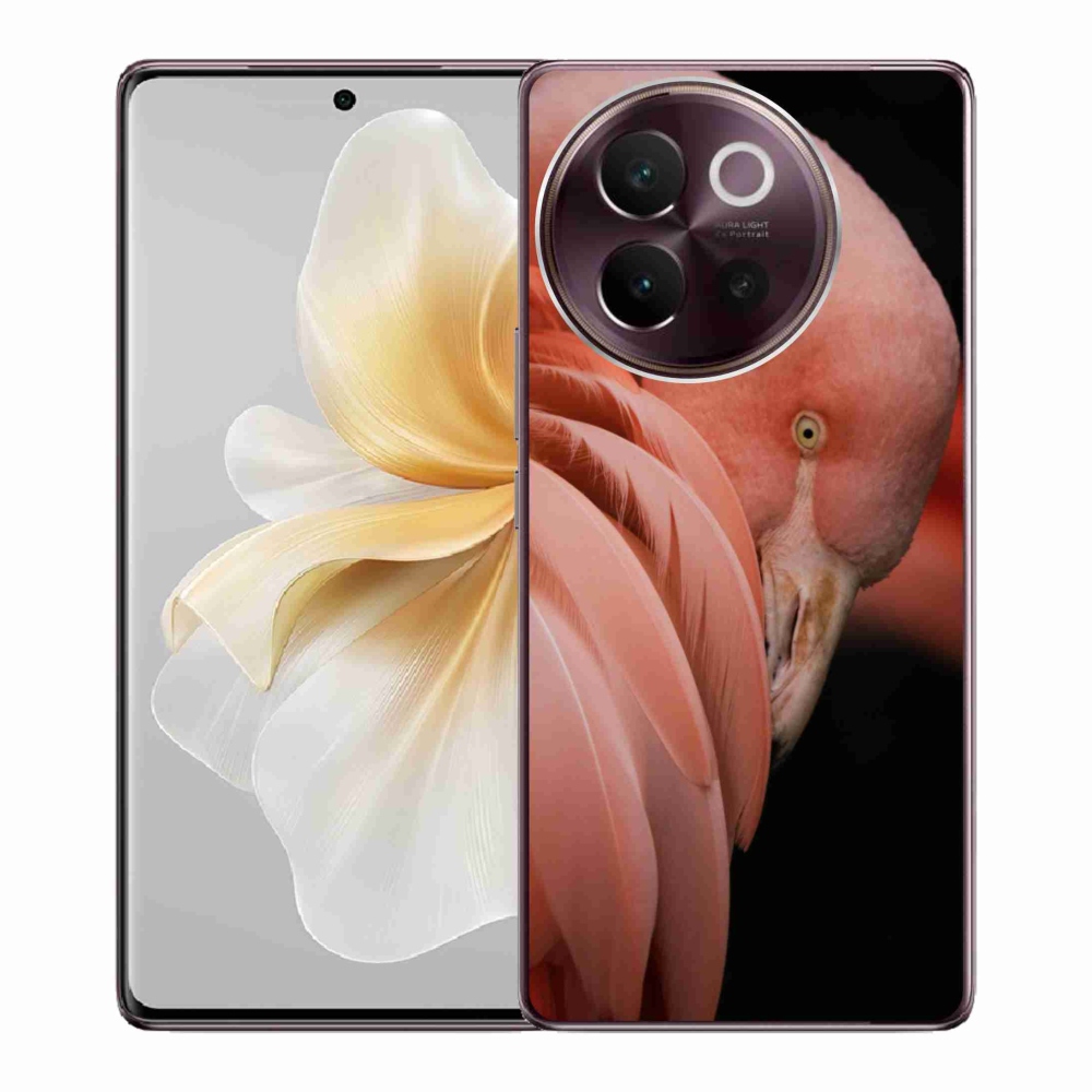Gelový kryt mmCase na Vivo V40 Lite 5G - plameňák 3