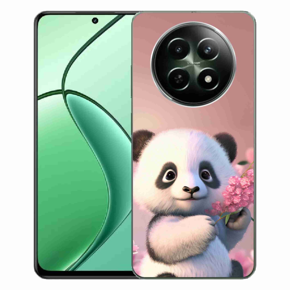 Gelový kryt mmCase na Realme 12 5G/12x 5G - roztomilá panda