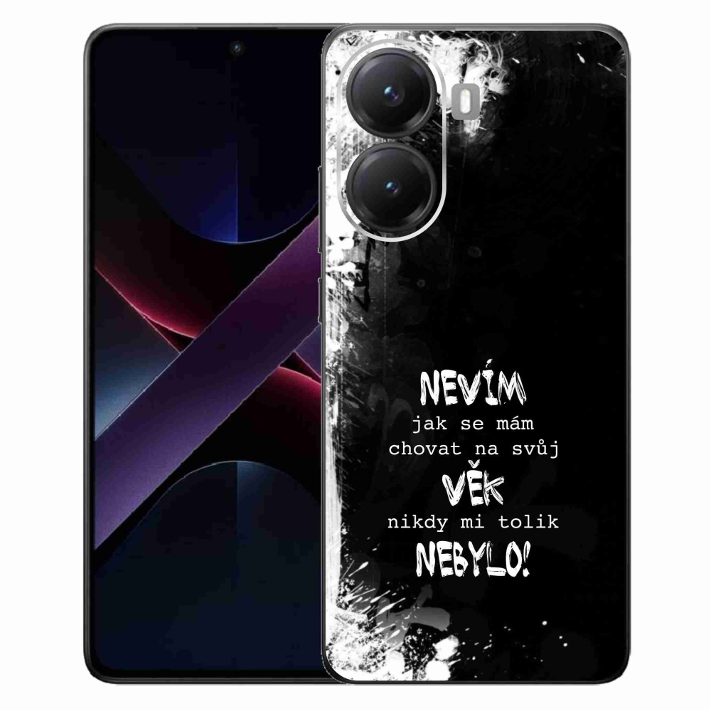 Gelový kryt mmCase na Xiaomi Poco X7 Pro 5G - vtipný text 14 černé pozadí