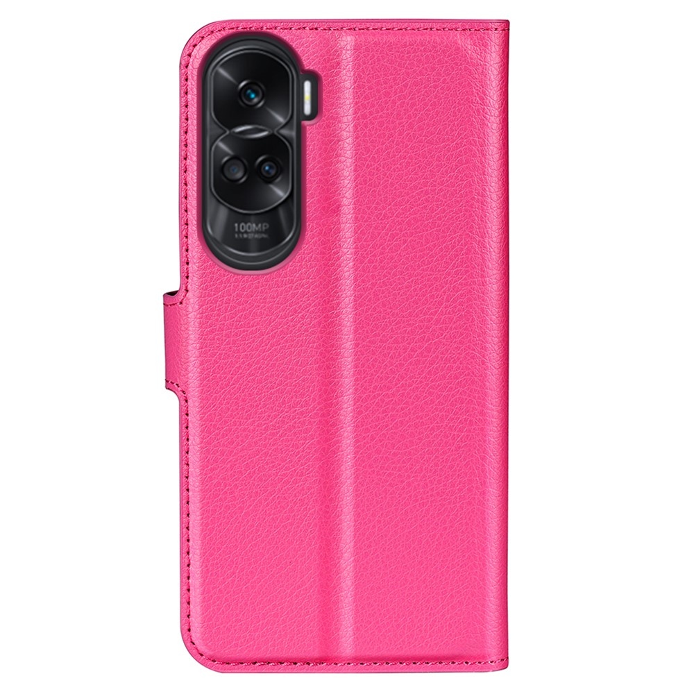 Litchi knížkové pouzdro na Honor 90 Lite - rose