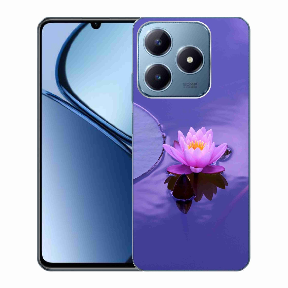 Gelový obal mmCase na Realme C63 - květ na hladině