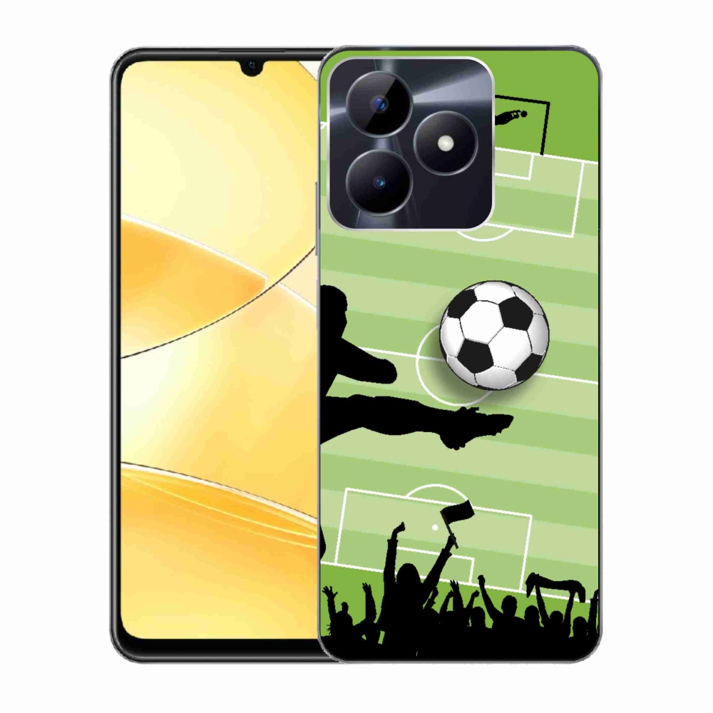 Gelový kryt mmCase na Realme C51/C53 - fotbal 3