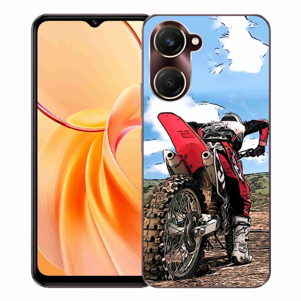 Gelový kryt mmCase na Vivo Y28s 5G - moto