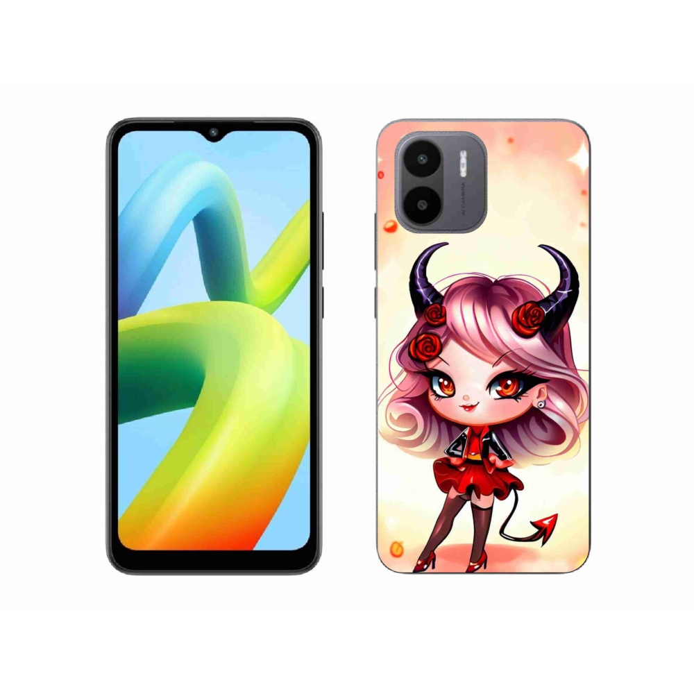 Gelový kryt mmCase na Xiaomi Redmi A1/Redmi A2 - kreslená čertice