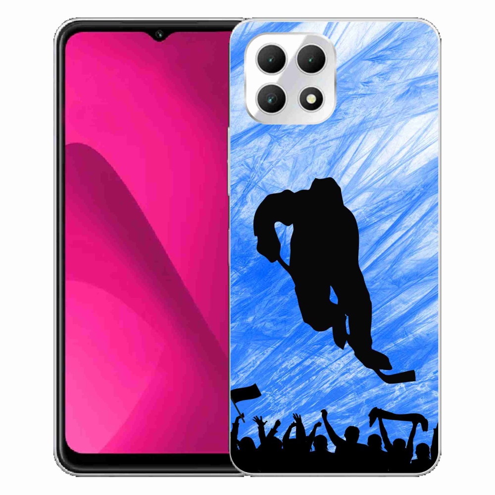 Gelový kryt mmCase na T-Mobile T Phone 2 - hokejový hráč