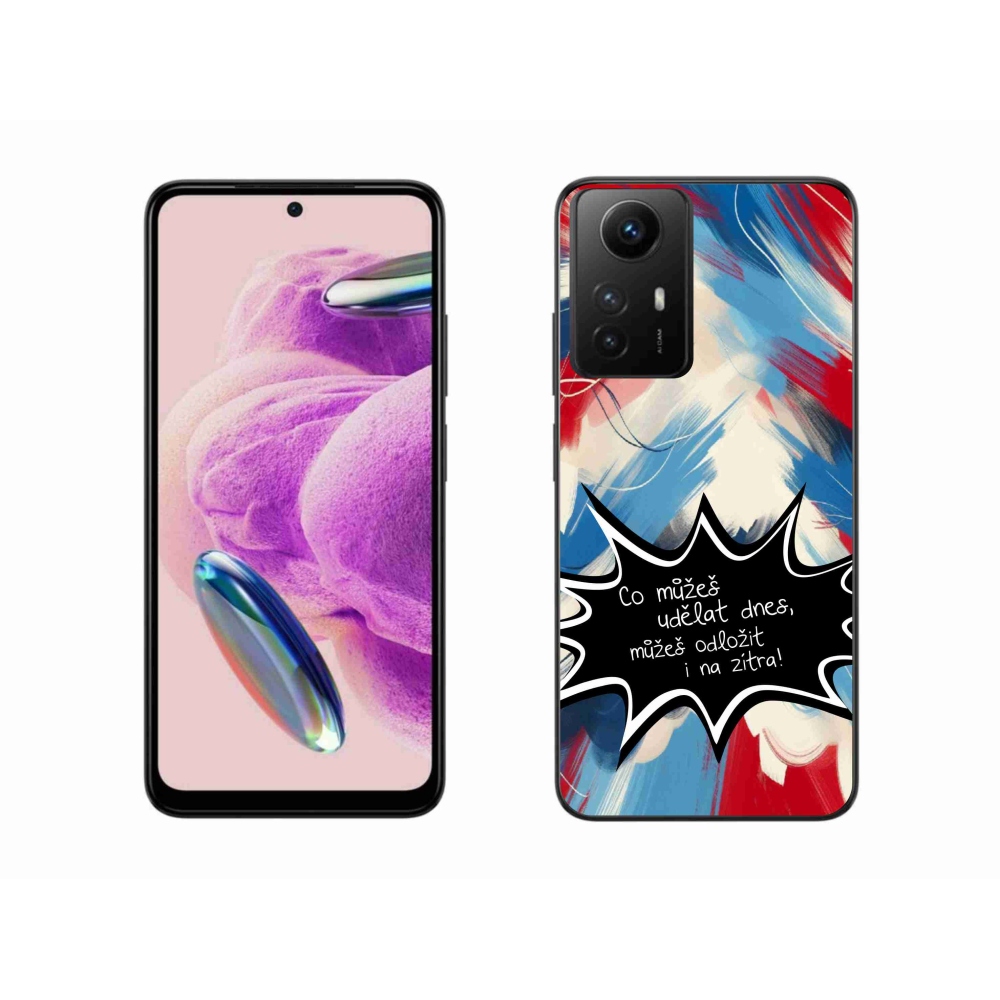 Gelový kryt mmCase na Xiaomi Redmi Note 12S - vtipný text 9 černé pozadí