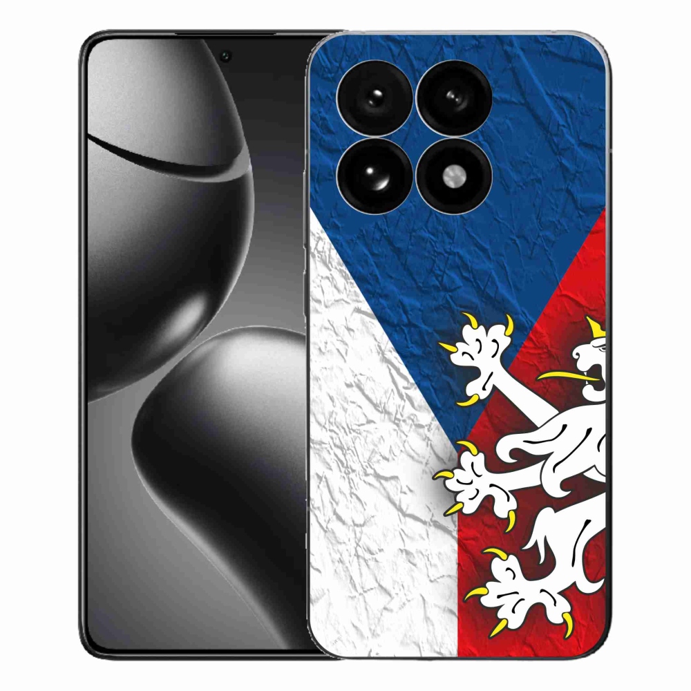 Gelový kryt mmCase na Xiaomi 15T - česká vlajka 1