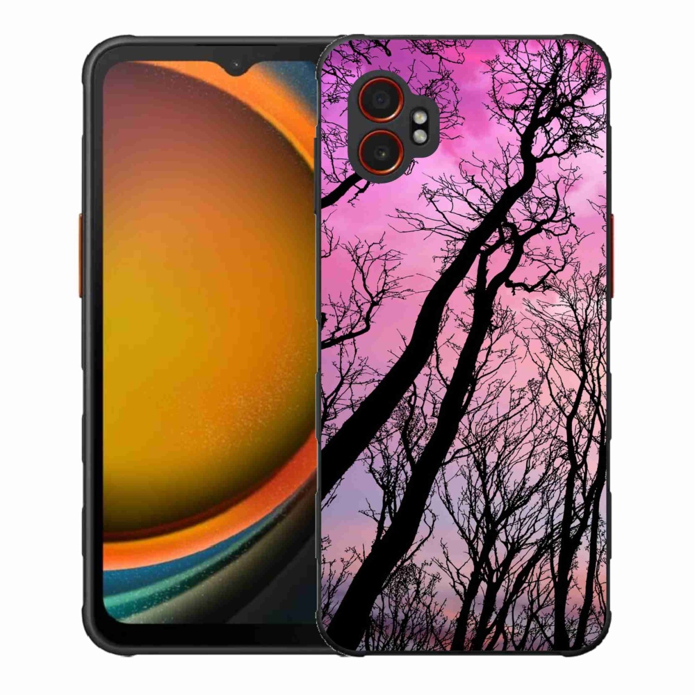 Gelový kryt mmCase na Samsung Galaxy Xcover 7 Pro - opadané stromy