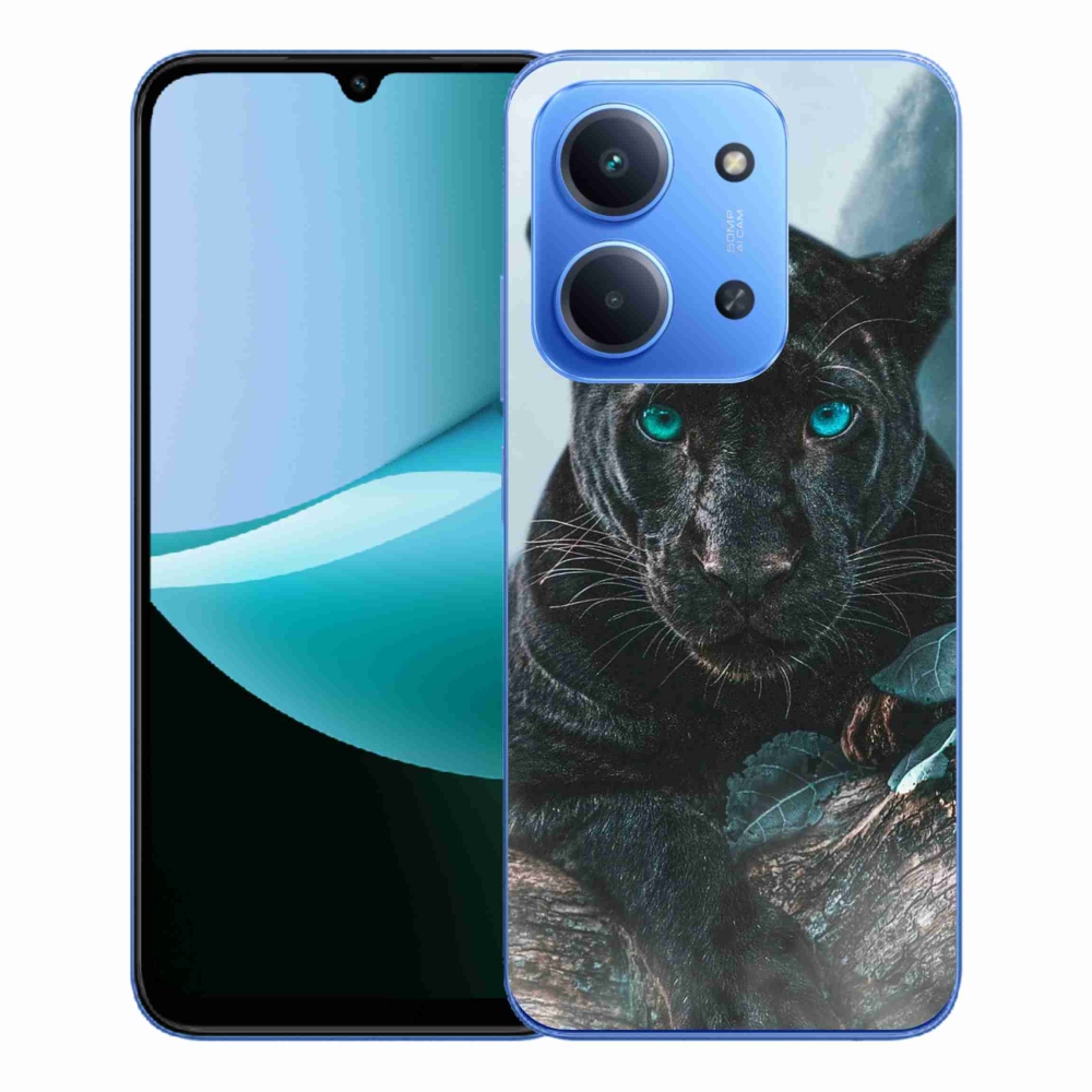 Gelový kryt mmCase na Xiaomi Redmi 15C 4G/5G (173mm) - černý panter