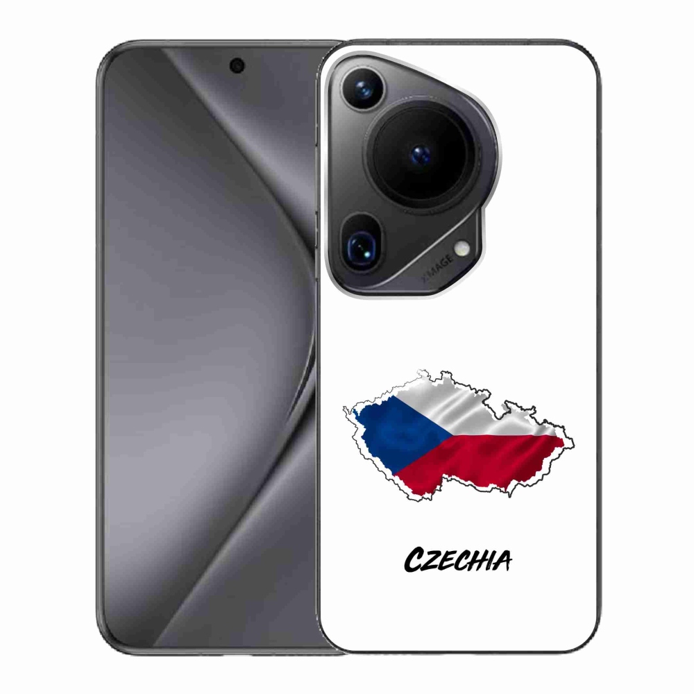 Gelový kryt mmCase na Huawei Pura 70 Ultra - Czechia bílé pozadí
