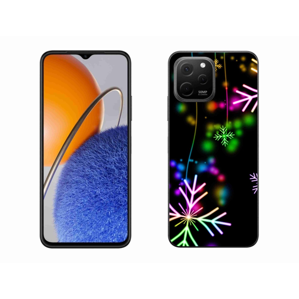 Gelový kryt mmCase na Huawei Nova Y61 - barevné vločky