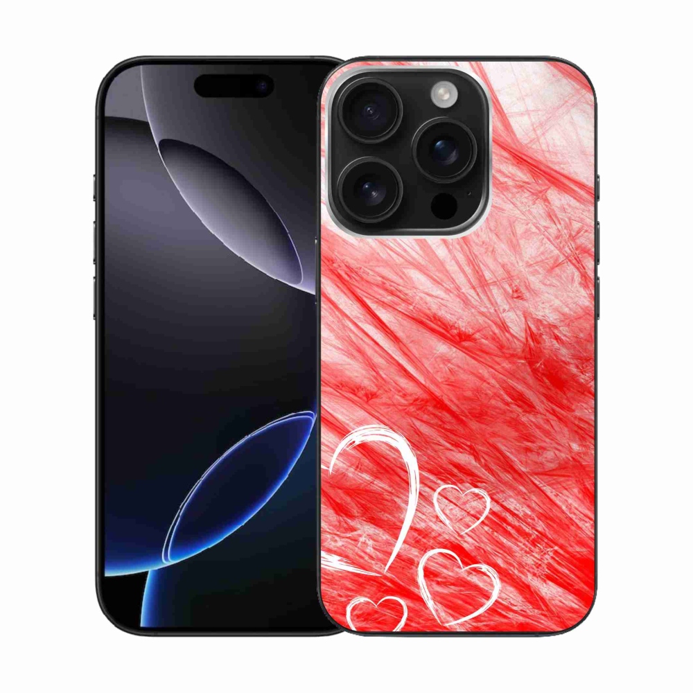 Gelový kryt mmCase na iPhone 16 Pro - heart