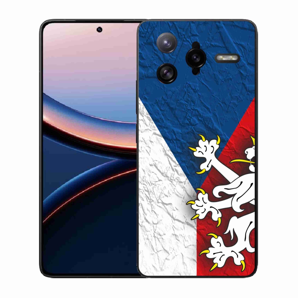 Gelový kryt mmCase na Xiaomi Poco F7 Ultra - česká vlajka 1