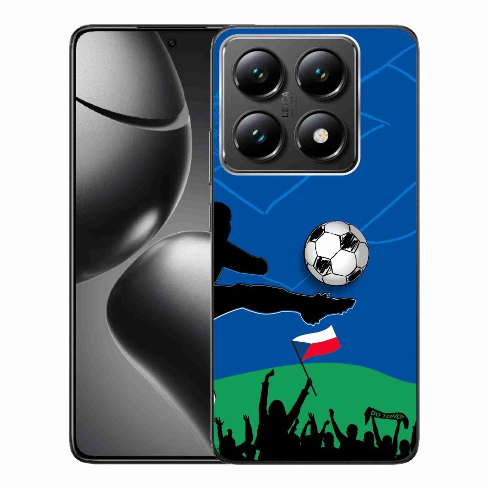 Gelový kryt mmCase na Xiaomi 14T Pro - fanoušci fotbalu