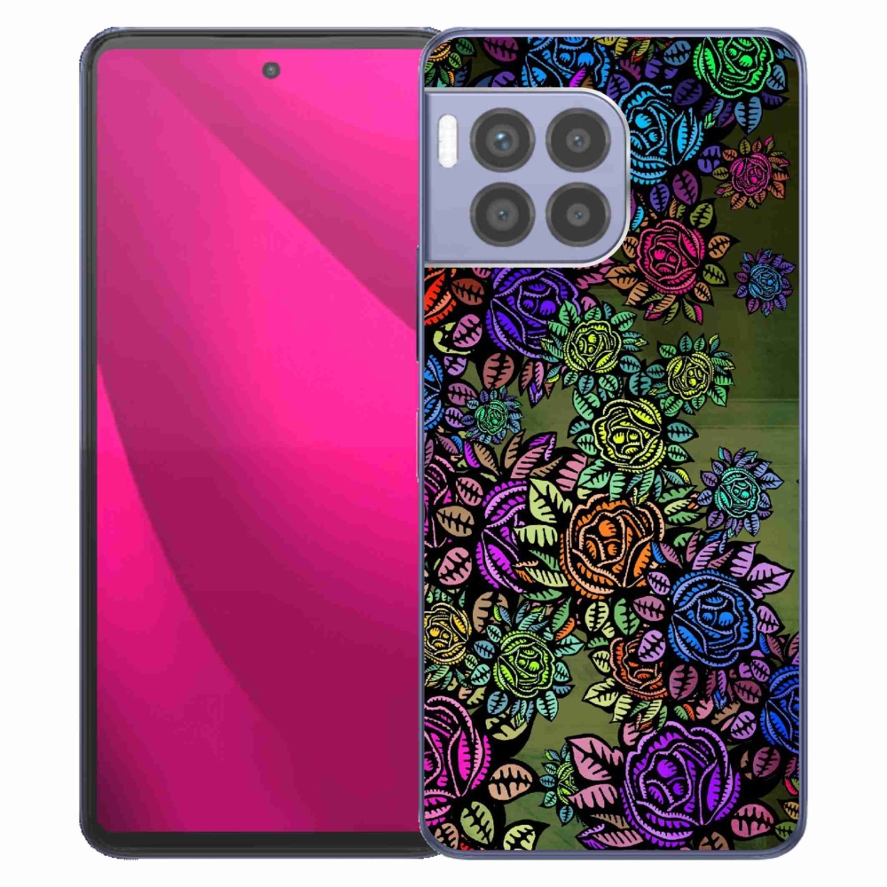 Gelový kryt mmCase na T-Mobile T Phone 2 Pro - květiny 6
