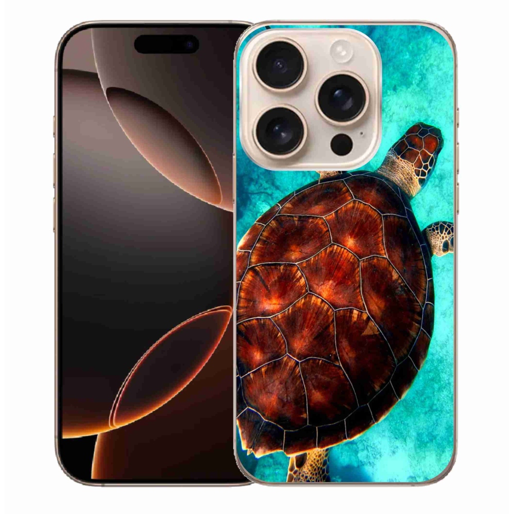 Gelový kryt mmCase na iPhone 16 Pro Max - želva