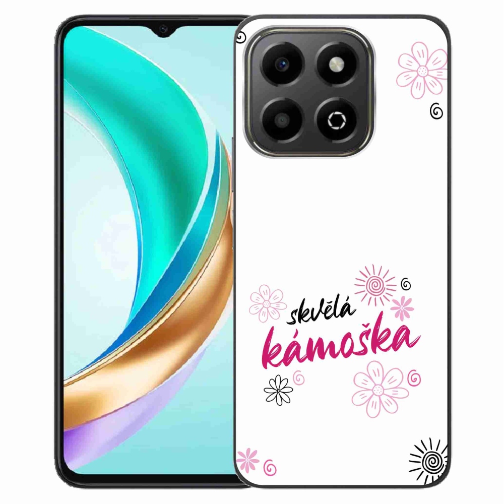 Gelový kryt mmCase na Honor X6b - skvělá kámoška bílé pozadí