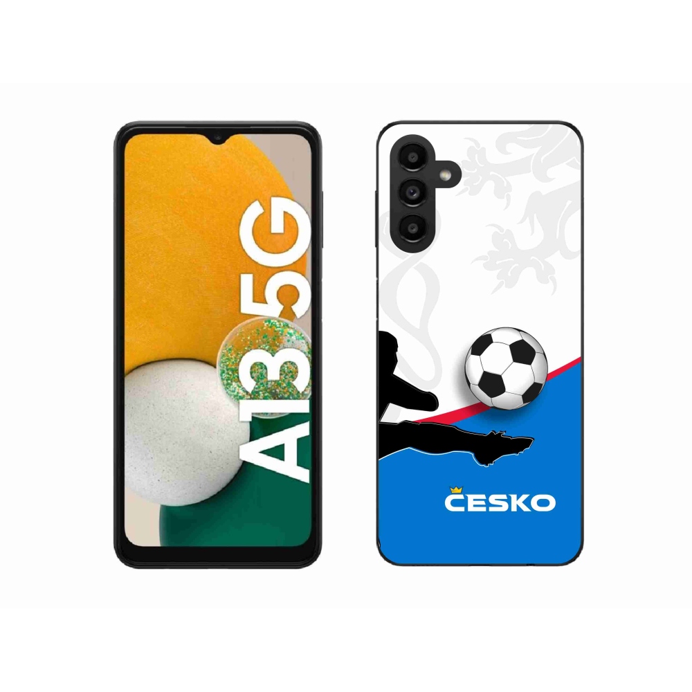 Gelový kryt mmCase na Samsung Galaxy A13 5G - fotbal Česko 3