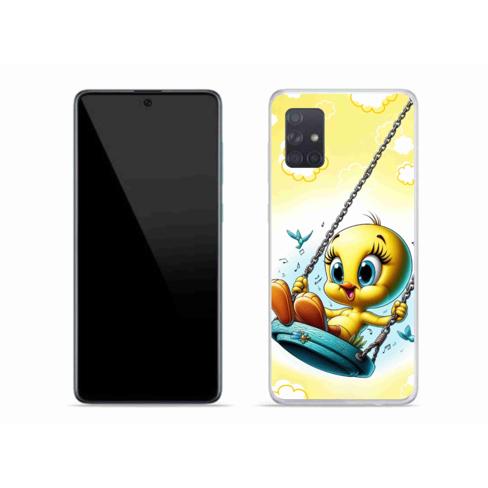 Gelový kryt mmCase na Samsung Galaxy A71 - tweety