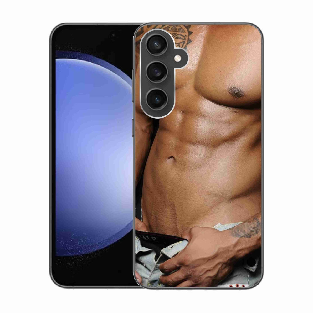 Gelový kryt mmCase na Samsung Galaxy S23 FE - sexy muž