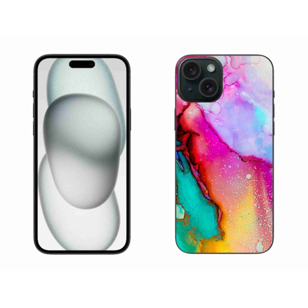Gelový kryt mmCase na iPhone 15 Plus - abstrakt 24