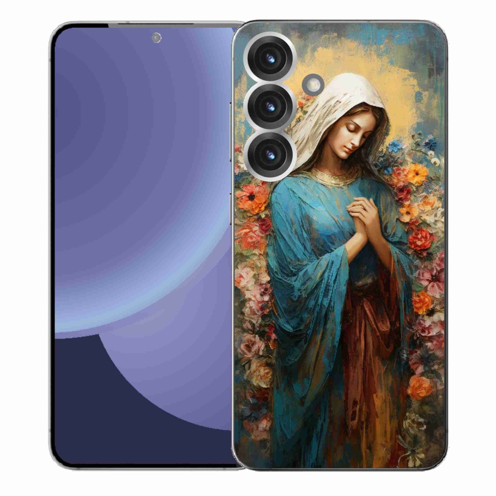 Gelový kryt mmCase na Samsung Galaxy S25+ - svatá žena
