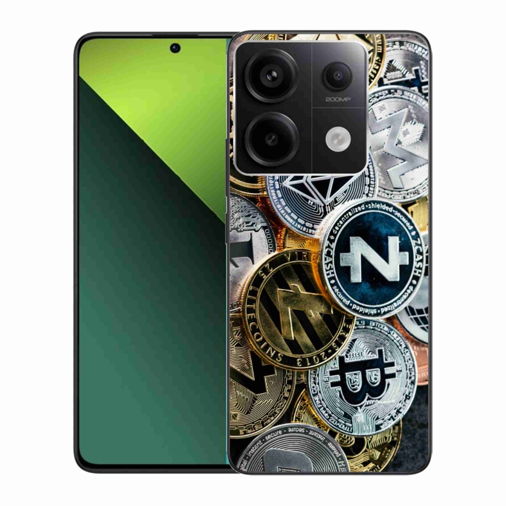 Gelový kryt mmCase na Xiaomi Redmi Note 13 Pro 5G/Poco X6 5G - kryptoměny