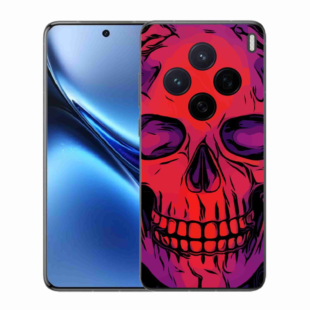 Gelový kryt mmCase na Vivo X200 5G - lebka