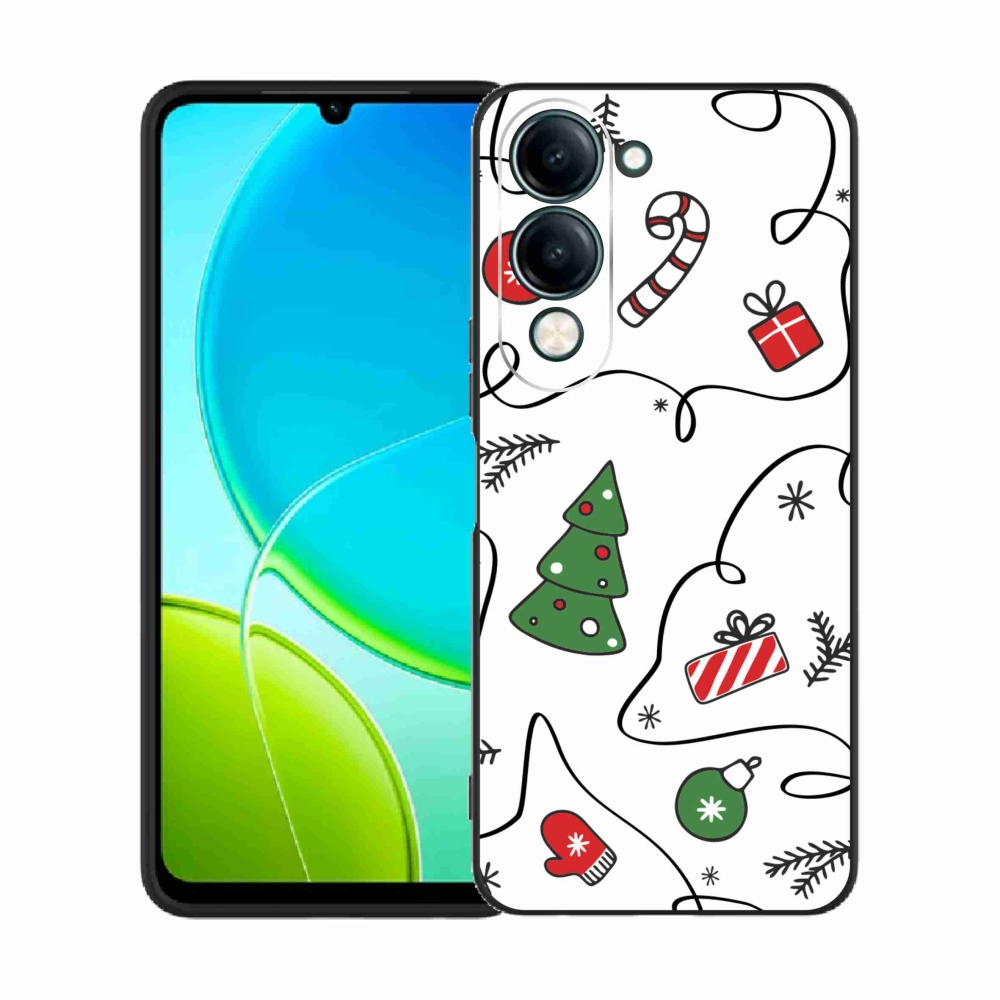 Gelový kryt mmCase na Vivo Y29s 5G - vánoční motivy