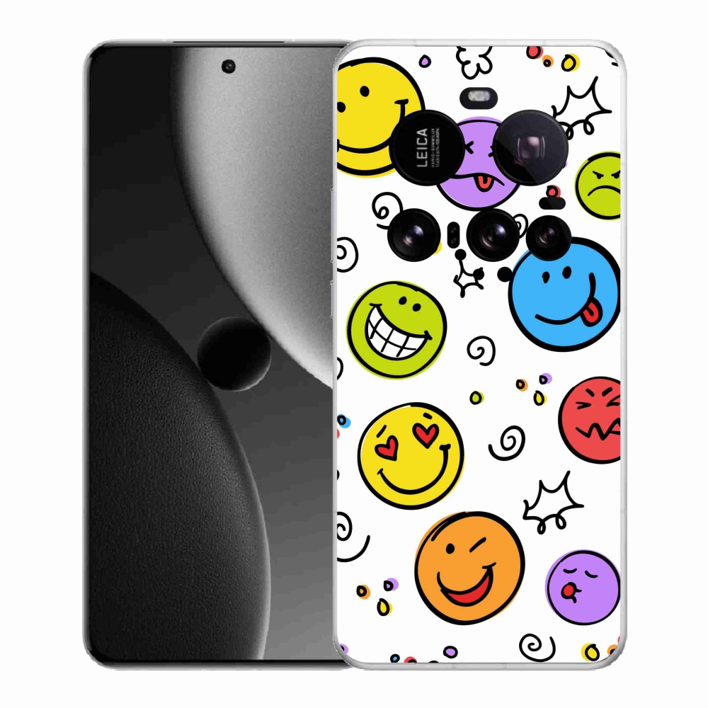 Gelový kryt mmCase na Xiaomi 15 Ultra - smajlíci