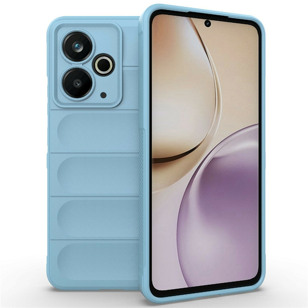Rugg odolný gelový obal na Realme 14T 5G - světlemodrý