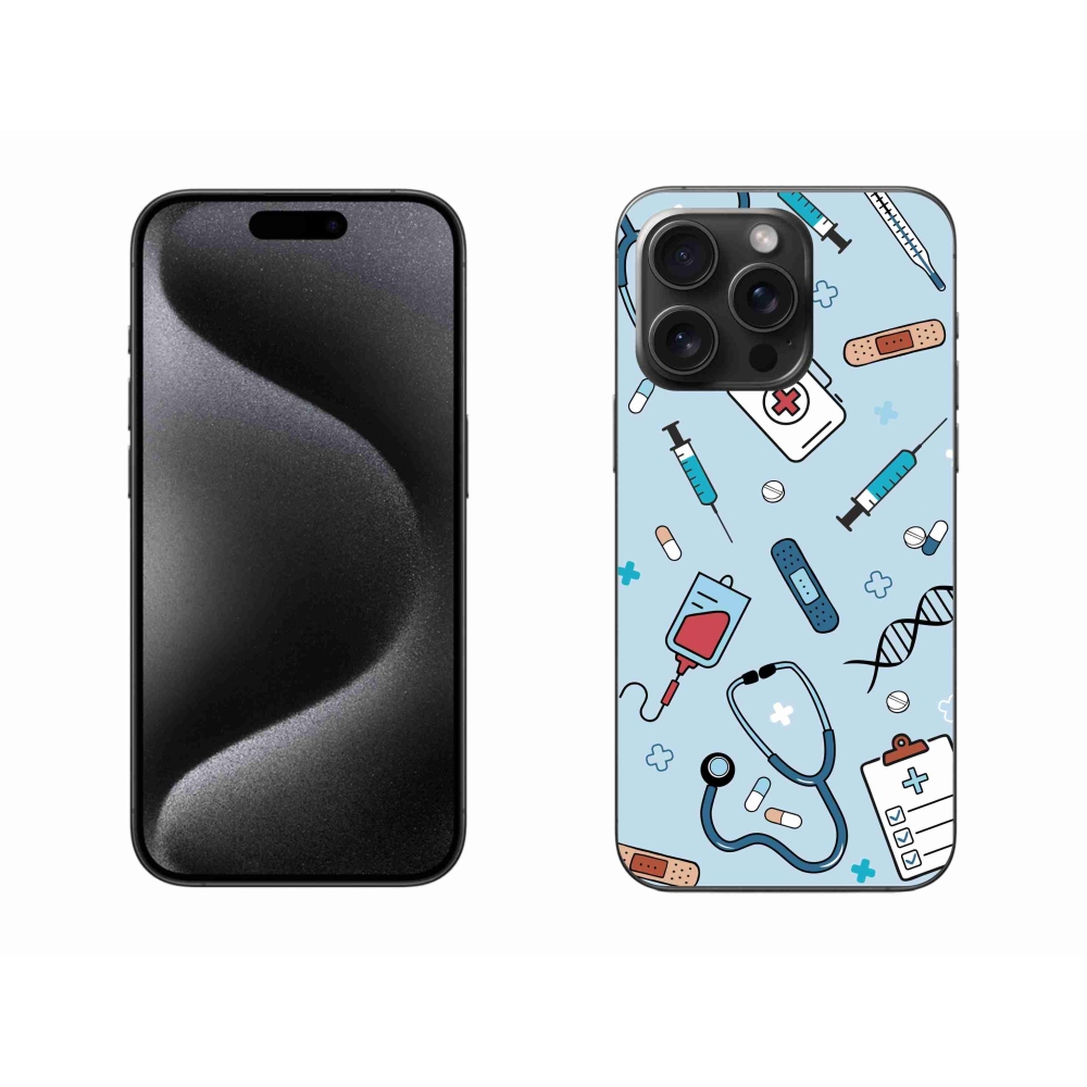 Gelový kryt mmCase na iPhone 15 Pro Max - zdravotnictví 1