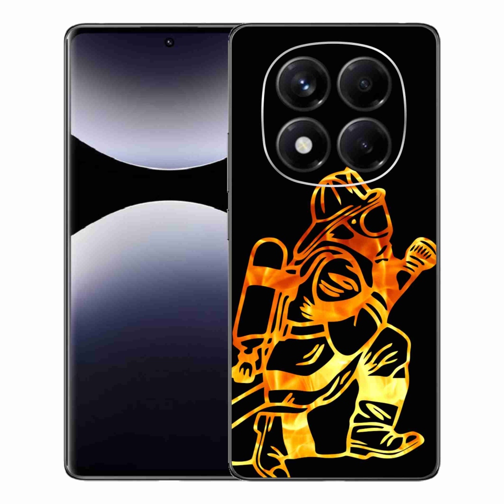 Gelový kryt mmCase na Xiaomi Redmi Note 14 Pro - hasič 1